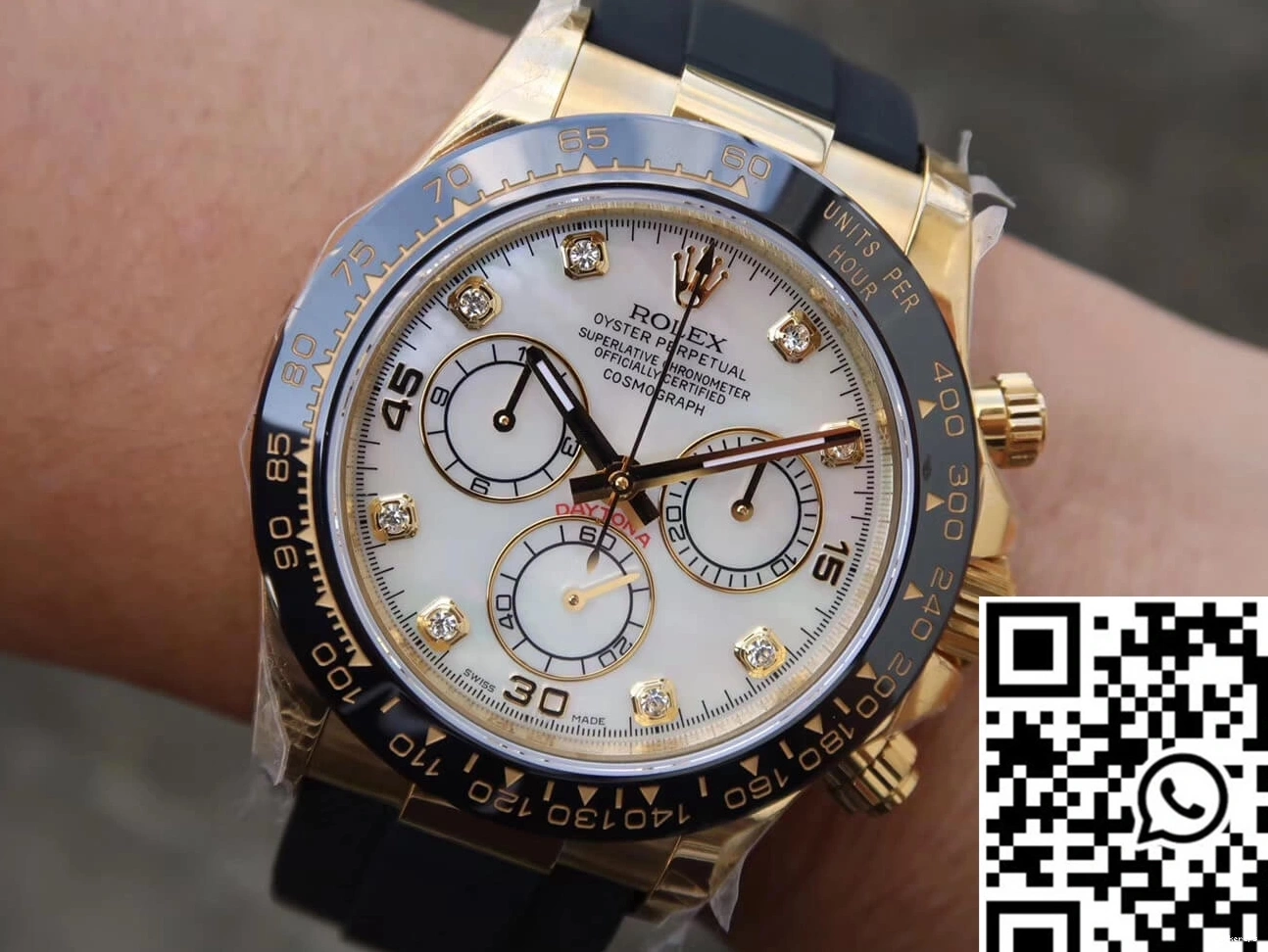 Cosmograph Dial Diamond Daytona JH M116518ln-0037 Premium Rolex V6 Factory 1132 0823
